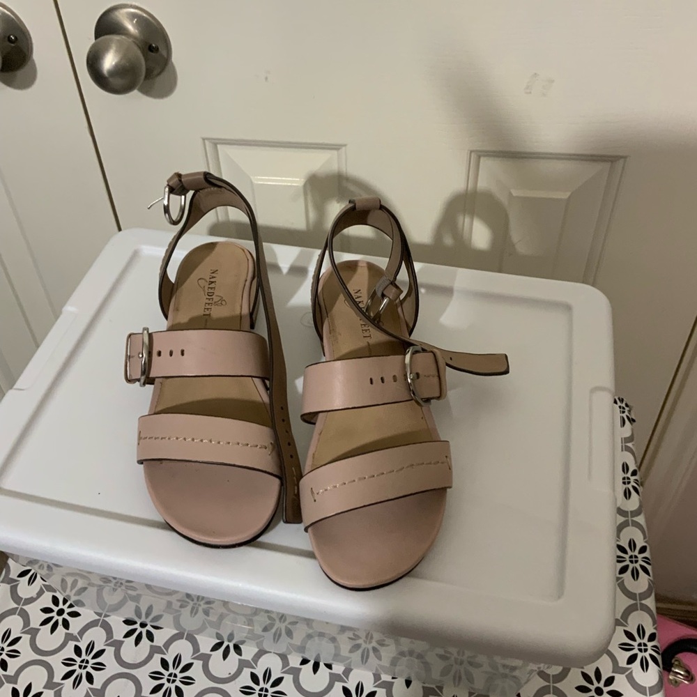 NAKED FEET - ZEKE in FAKE PINK SANDAL